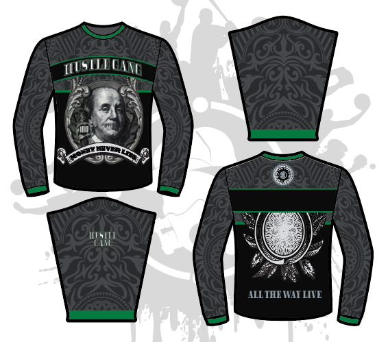 Money Never Lies Long Sleeve Jersey - Premium Cotton Baseball Shirt for Men & Women - Perfect for Sports, Casual Wear & Street Fashion