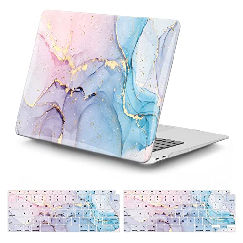 Marble Blue Glitter