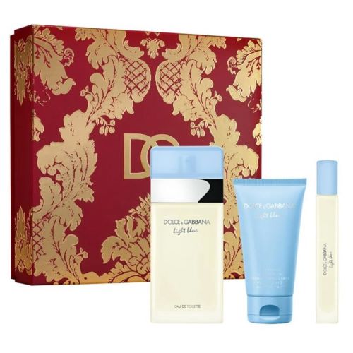 Dolce & Gabbana Light Blue 3-Piece Gift Set for Women - Perfect for Birthdays, Anniversaries & Special Occasions