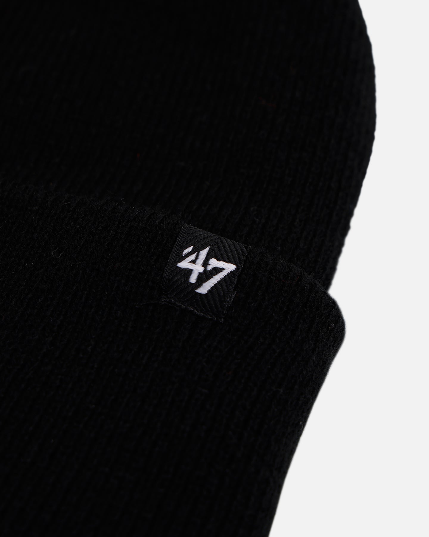47 Brand San Francisco 49ers Haymaker Cuff Knit Beanie - Black/White NFL Team Logo Winter Hat for Men & Women - Perfect for Football Games, Cold Weather & Outdoor Activities