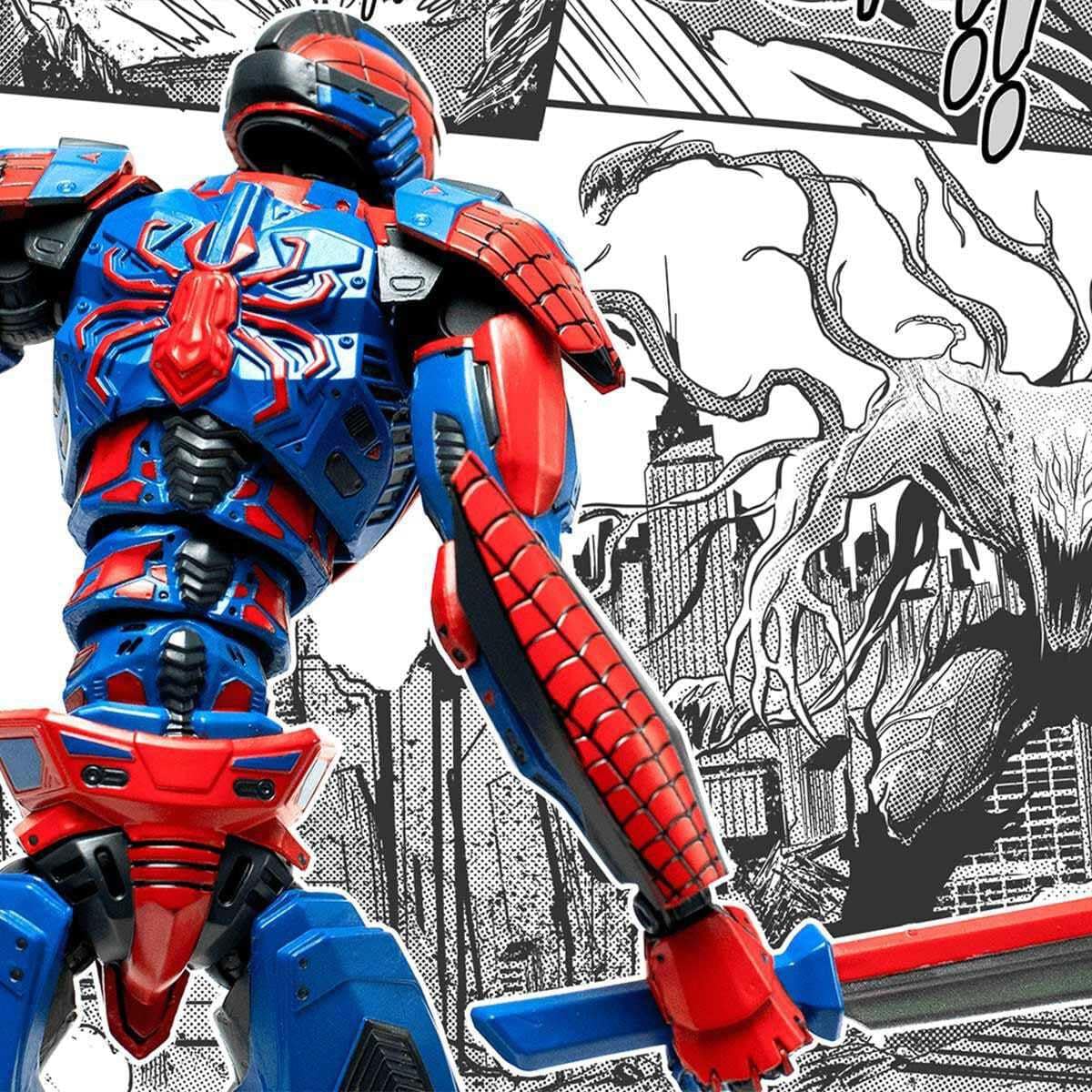 Mecha Marvel's Spider-Man Action Figure - Multicolor Collectible Toy for Kids & Adults | Perfect for Display, Gifts, and Superhero Play Scenes