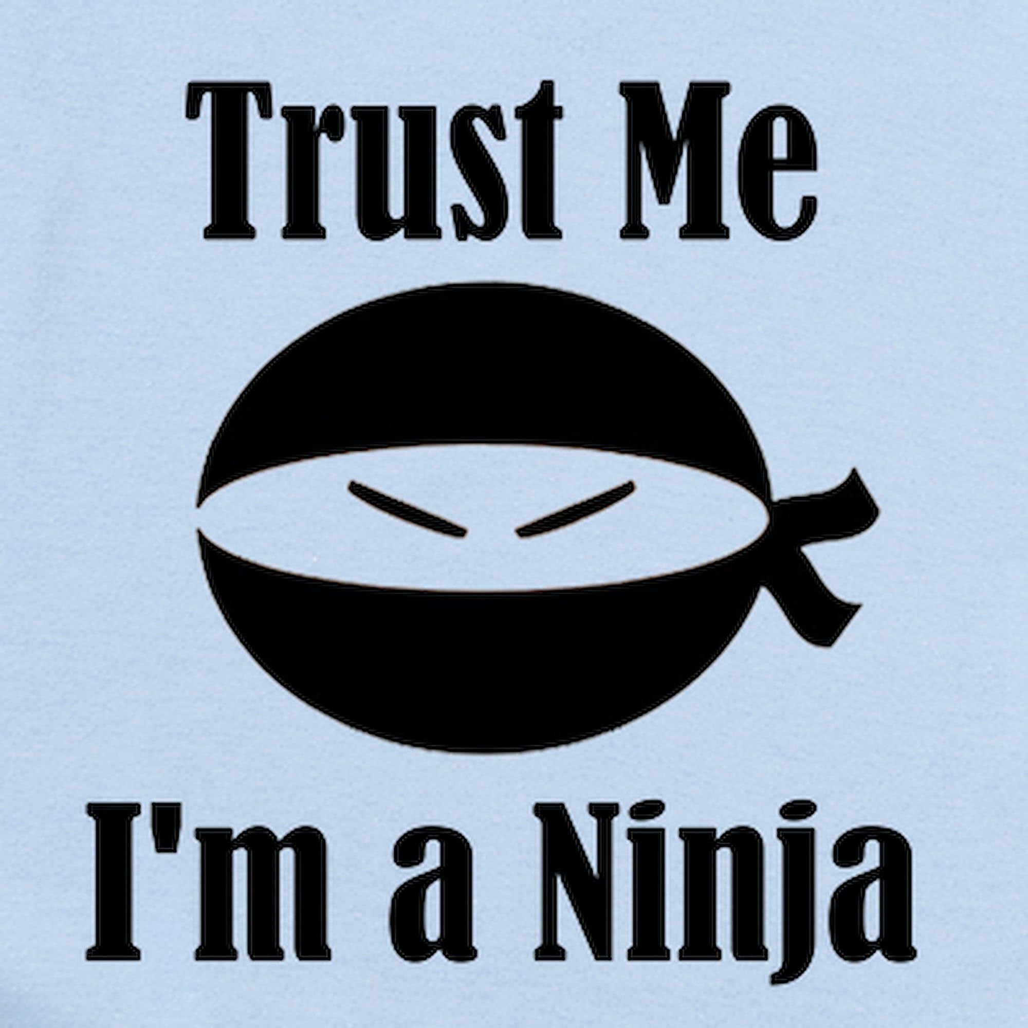 Trust Me I'm a Ninja Baby Bodysuit - Cute Infant Romper for Boys & Girls | Perfect for Playtime, Photos & Gifts