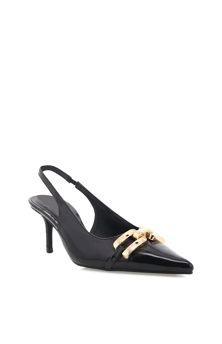 Billini Dorothea Black Heels - Women's Stylish High Heel Pumps for Office, Party & Evening Wear | Comfortable Dress Shoes for Work & Special Occasions