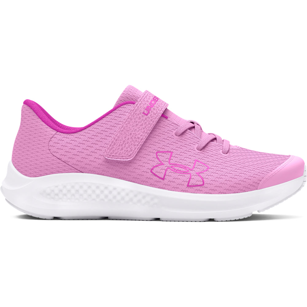 Under Armour Kids Pursuit 3 Running Shoes for Girls - Lightweight Athletic Sneakers for School, Sports & Outdoor Play