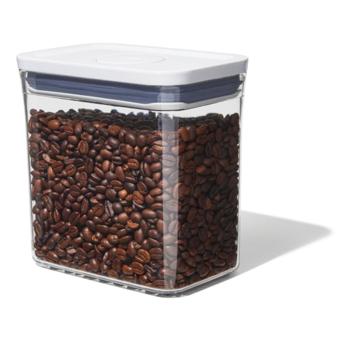 OXO Good Grips 1.7 Qt Airtight Food Storage Container - Clear Rectangle Kitchen Canister for Coffee, Flour, Sugar & Dry Goods | Pantry & Countertop Organization