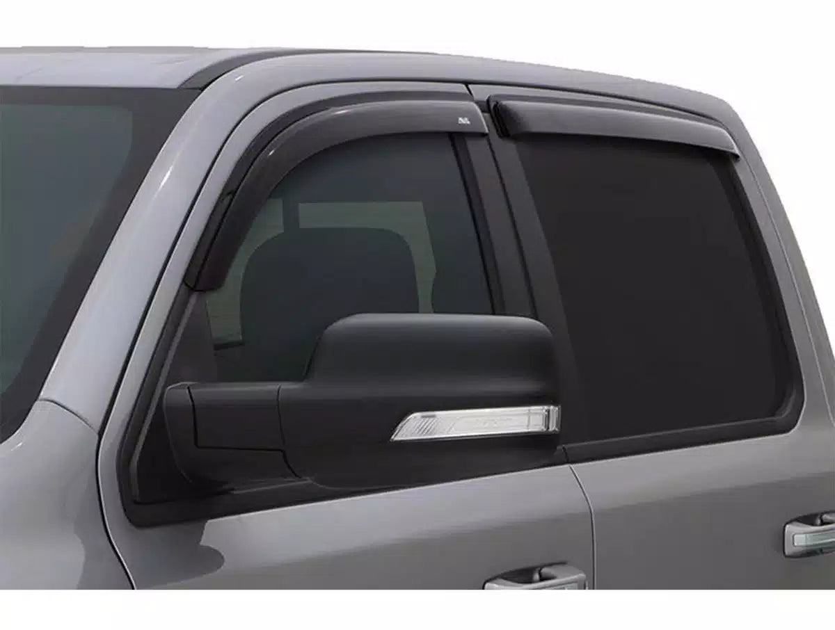 AVS Ventvisor Outside Mount Window Deflectors (4-Piece Set, Smoke) - Compatible with Chrysler 300 2005-2010 Models | Rain Protection & Improved Airflow for Driving Comfort