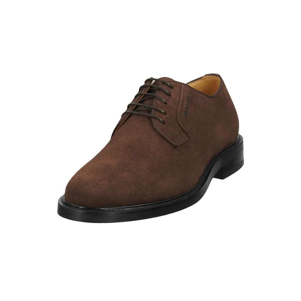 GANT Men's Derby Oxford Shoes - Classic Leather Dress Shoes for Business & Formal Occasions | Comfortable & Stylish Office & Wedding Footwear