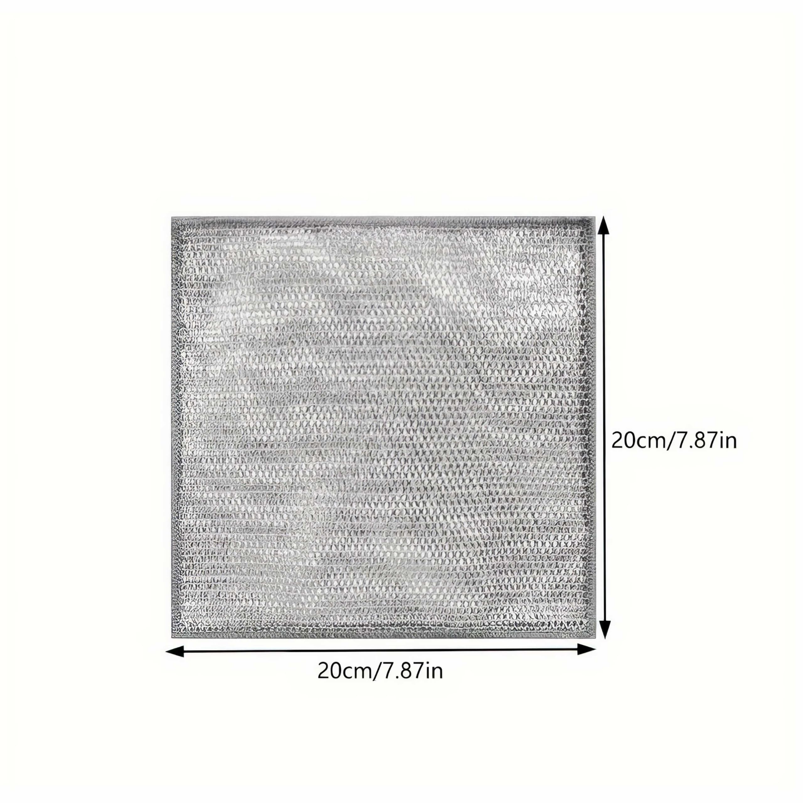 DOOMSDAY Non-Scratch Wire Dishcloth - Reusable Dishwashing Rags for Wet & Dry Cleaning - Easy Rinse Kitchen Scrubber for Pots, Pans, Stainless Steel & Countertops (3-Pack) - Perfect for Daily Dishwashing & Tough Stain Removal