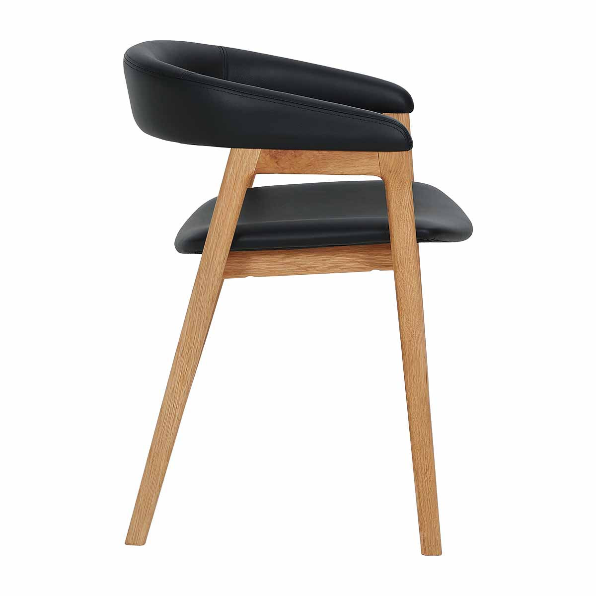 Concorde Leather Dining Arm Chair - Premium Genuine Leather Upholstered Dining Room Chair for Kitchen, Dining Table, and Home Decor - Comfortable & Stylish Seating for Family Meals and Entertaining Guests