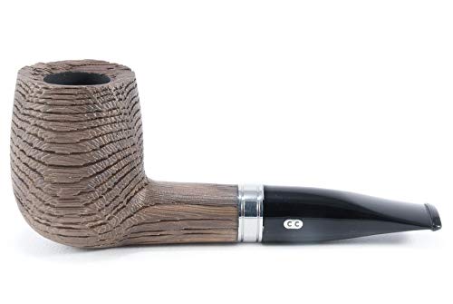 Chacom Maigret Sassofono Pipe - CH 144 Honey Burst Briar Wood Smoking Pipe for Tobacco | Perfect for Relaxation, Collectors & Gifts