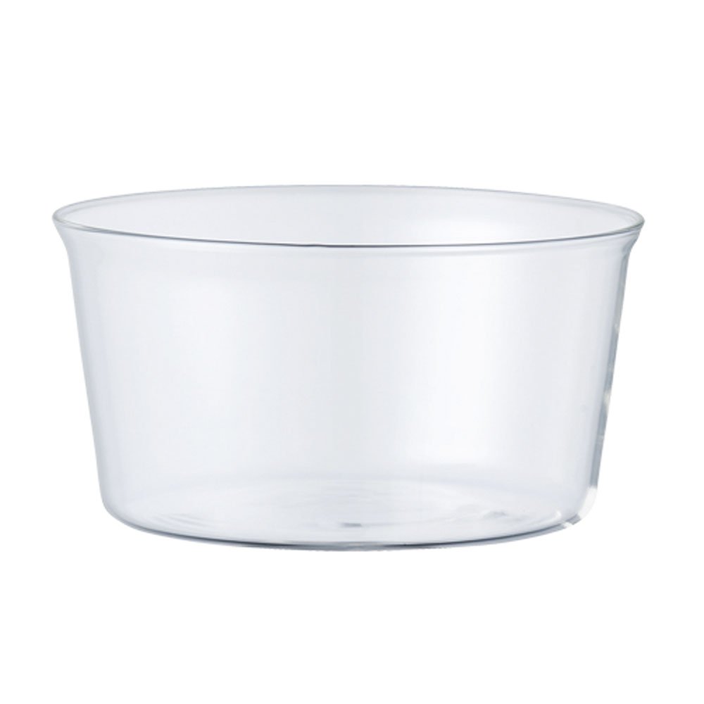 KINTO CAST Bowl 4.7 Inches (120mm) - Heat Resistant Glass Bowl for Microwave & Dishwasher - Perfect for Soups, Salads, Cereals & Food Storage - Durable Kitchen & Dining Tableware