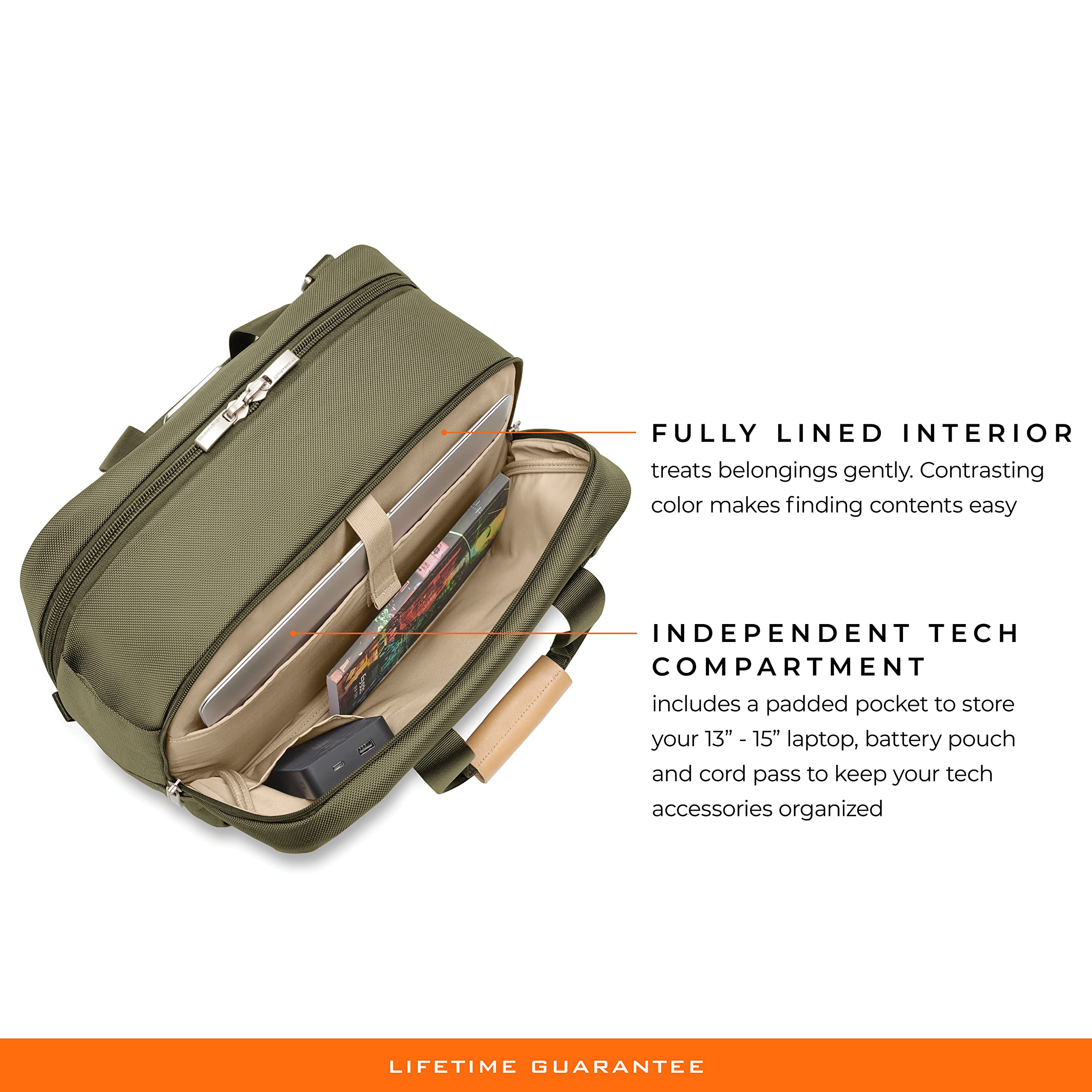 Briggs & Riley Premium Travel Duffel Bag - Water-Resistant Carry-On Luggage for Gym, Work & Weekend Trips - Durable & Spacious Travel Gear for Men & Women