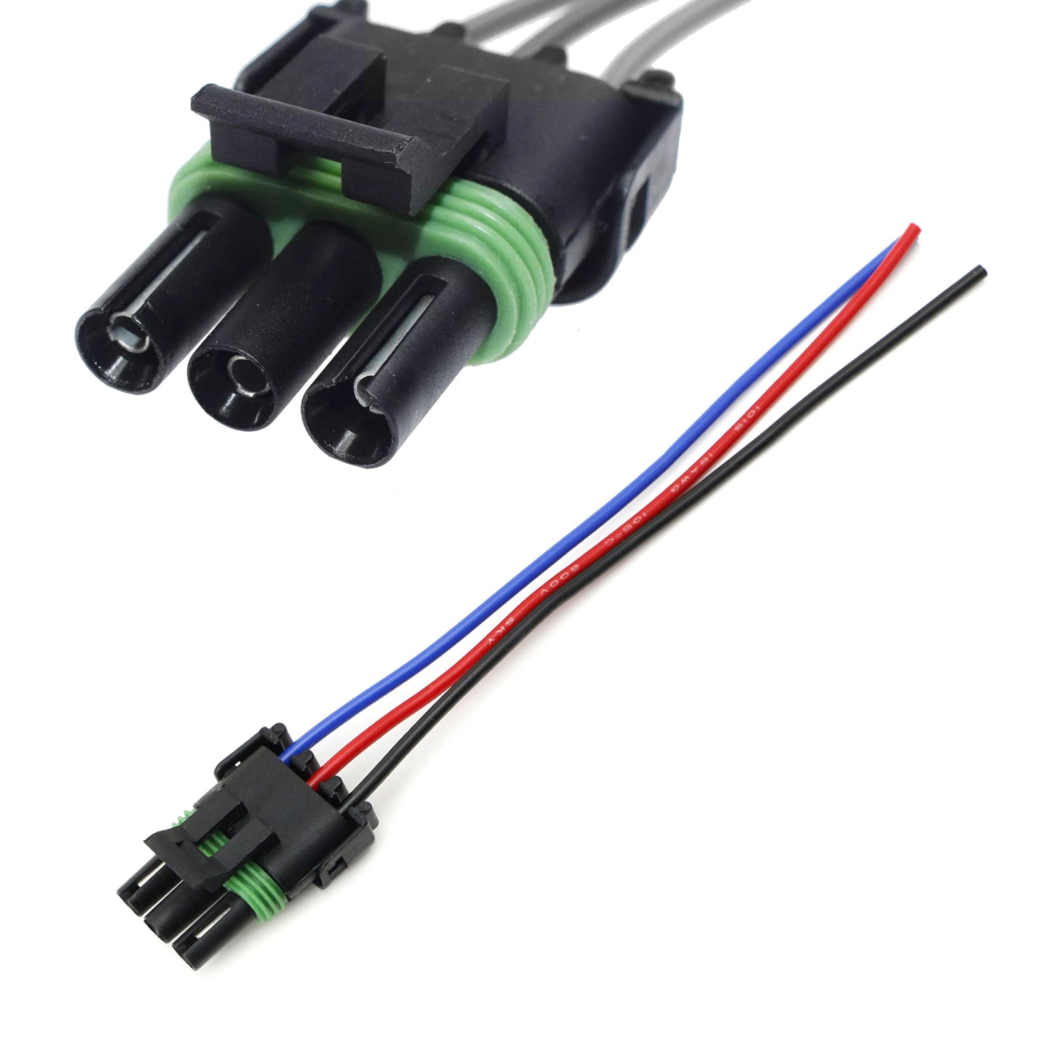 3 Way MAP Pressure Sensor Wire Pigtail Connector Harness for GMC Chevy Pontiac - Replacement Engine Sensor Wiring Kit for Improved Vehicle Performance & Fuel Efficiency
