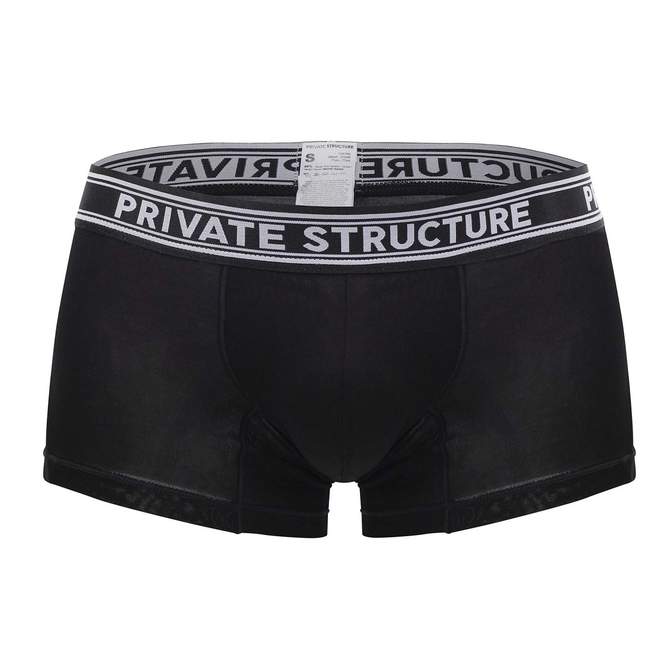 Private Structure Mid Waist Trunk - Comfortable Men's Underwear for Everyday Wear | Breathable Cotton Boxer Briefs | Perfect for Workout, Lounge & Sleep