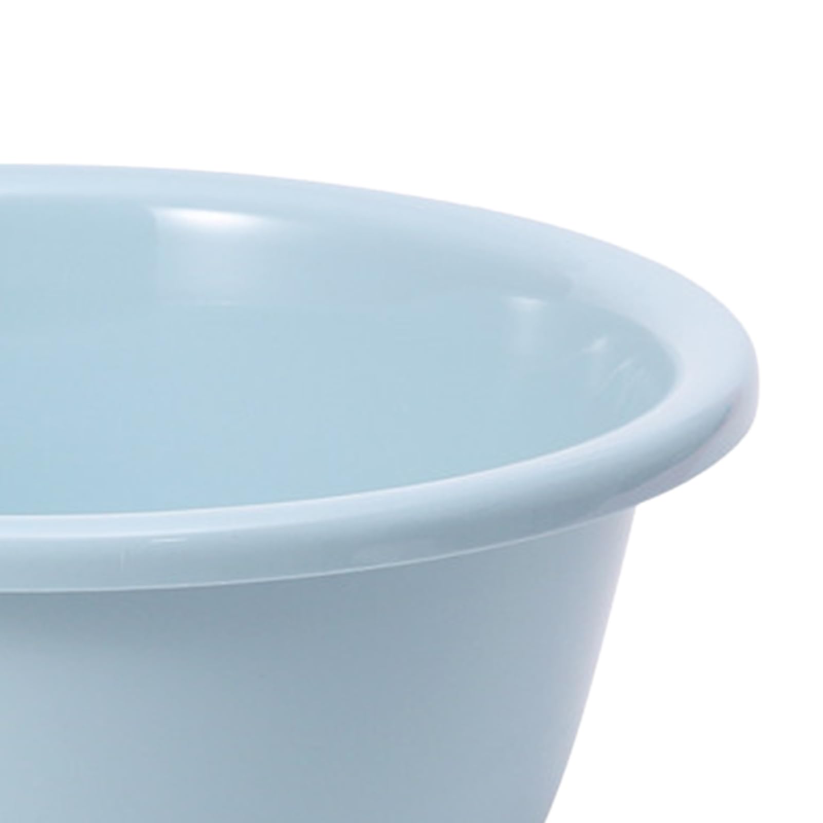 29.5x10cm Blue Dishpan - Thickened Plastic Portable Wash Basin for Baby Bottles, Small Multi-Purpose Cleaning Basin, Household Round Sink (Great for Kitchen, Bathroom, Camping & Outdoor Use)