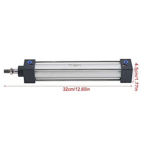 Adjustable Buffer Mode Pneumatic Air Cylinder - Standard Aluminum Alloy Screwed Cylinder for Hydraulic Equipment & Industrial Supplies | Perfect for Factory Automation, Machinery Repair & Hydraulic System Upgrades