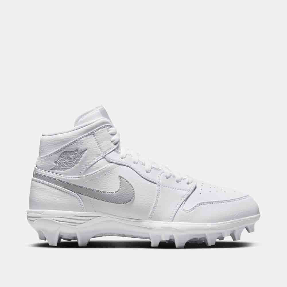 Men's Air Jordan 1 Mid TD Football Cleats - Lightweight Basketball-Inspired Soccer Shoes for Youth & Adults - Perfect for Football, Training & Street Style
