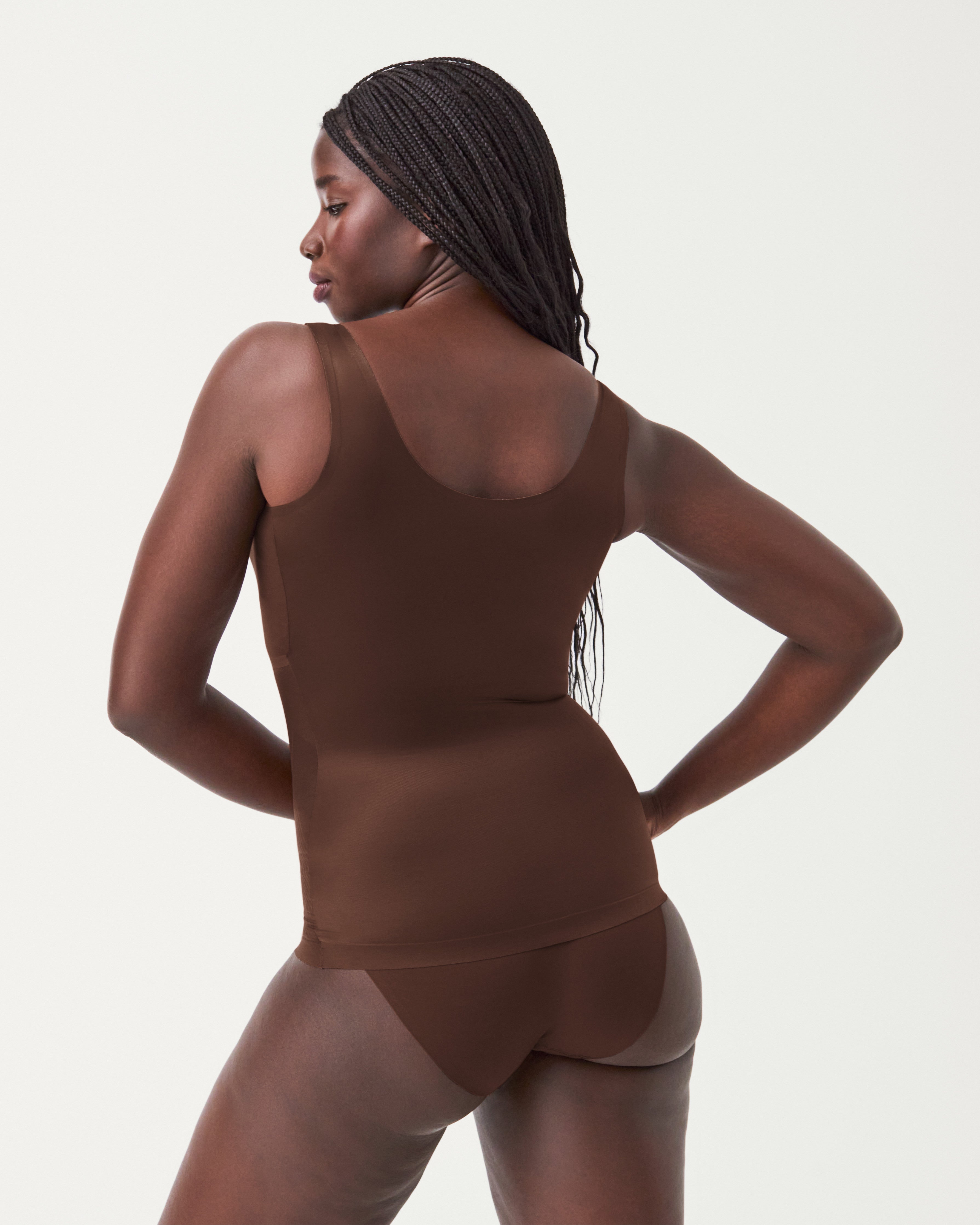 SPANX Shapewear Invisible Tank Top for Women - Seamless Slimming Camisole for Everyday Wear & Layering