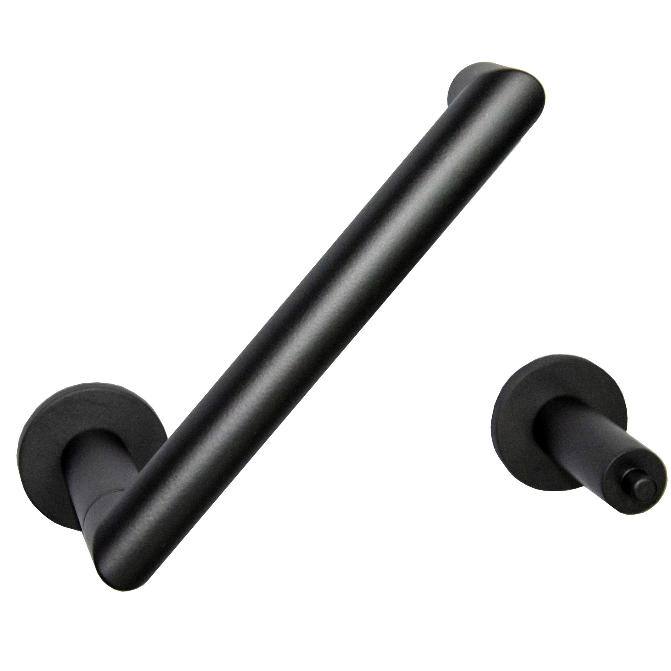 4608/PN Kubic Double-Post Toilet Paper Holder in Polished Nickel - Modern Bathroom Tissue Roll Dispenser for Home & Commercial Use
