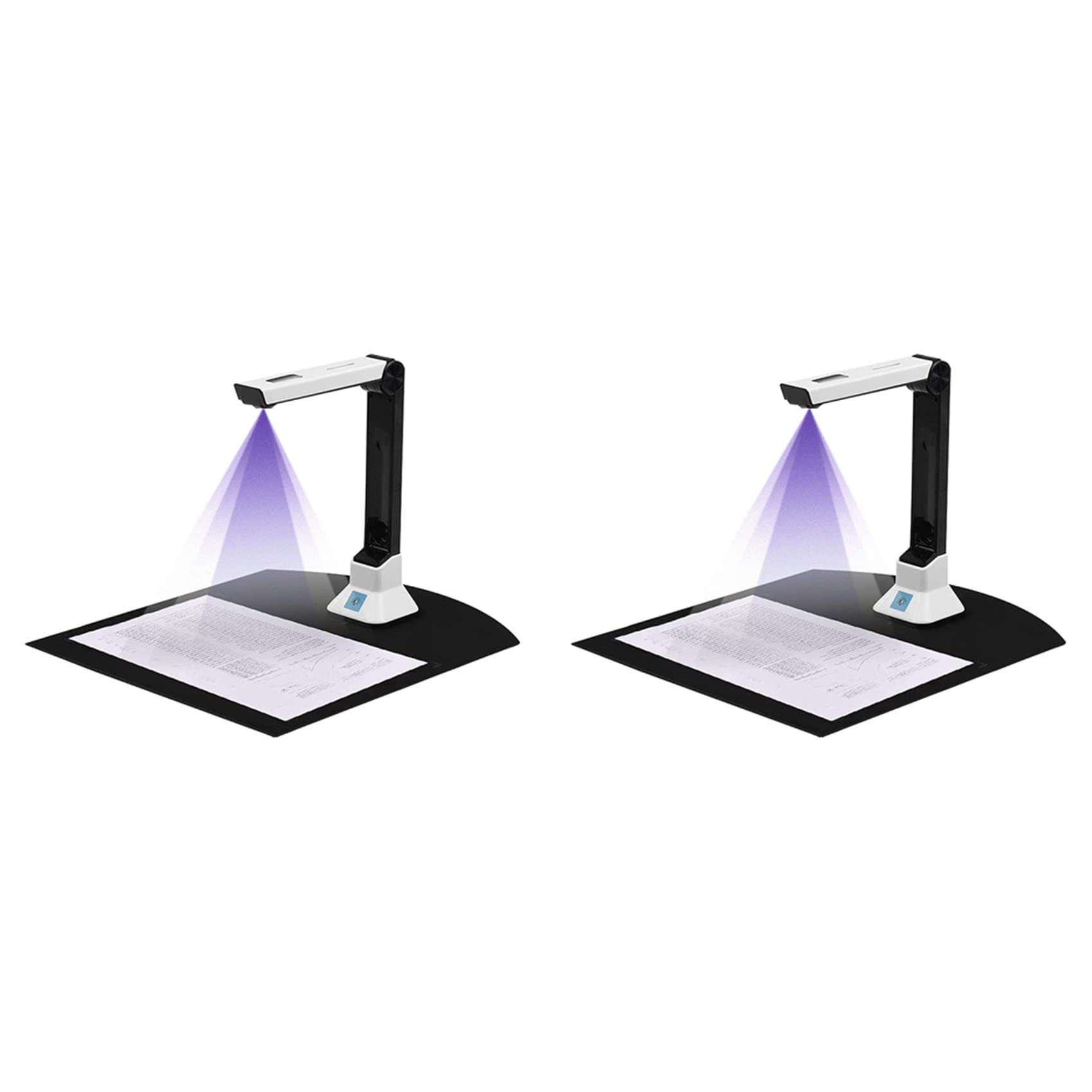 BRIUERG 2X USB Document Camera Scanner for Teachers - 8MP HD A4 Format Portable Webcam with Stand | Perfect for Online Teaching, Distance Learning & Classroom Presentations