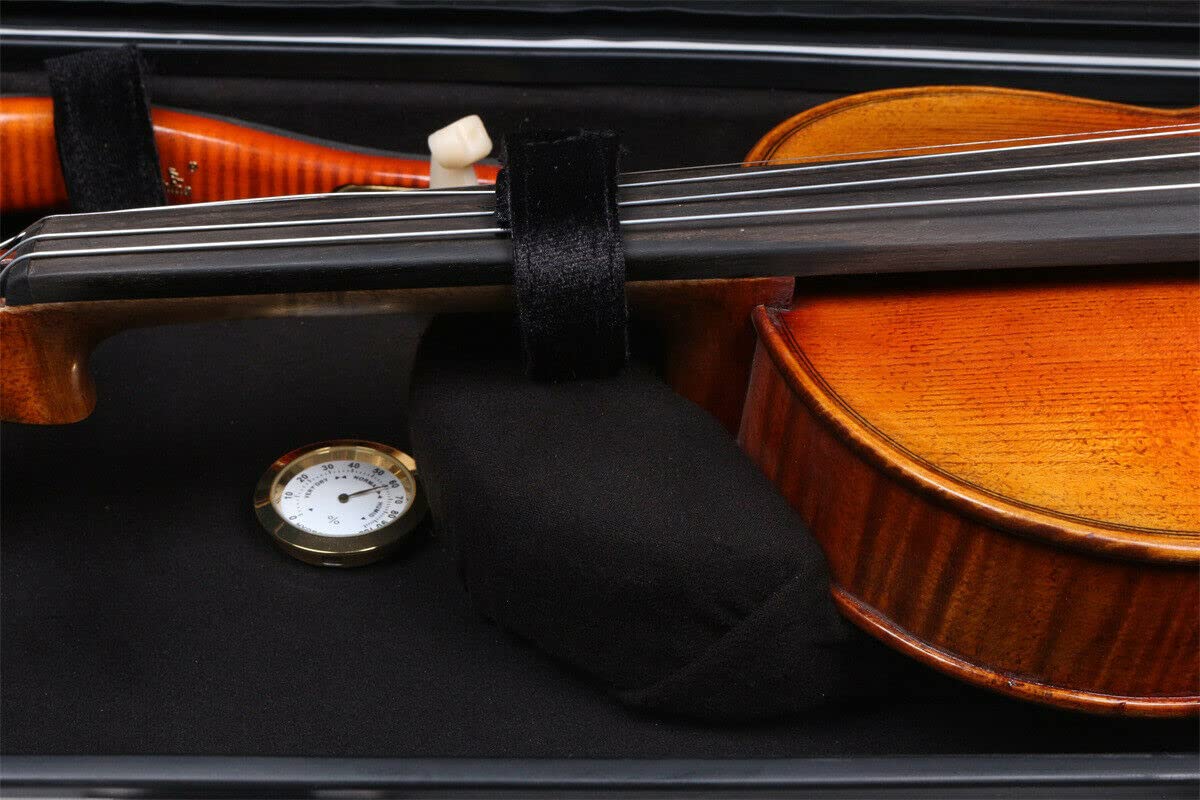 Premium 4/4 Violin Case - Mixed Carbon Fiber Hard Shell with Sheet Bag, Top Handle & Adjustable Shoulder Strap | Durable Violin Protection for Travel, School & Professional Use