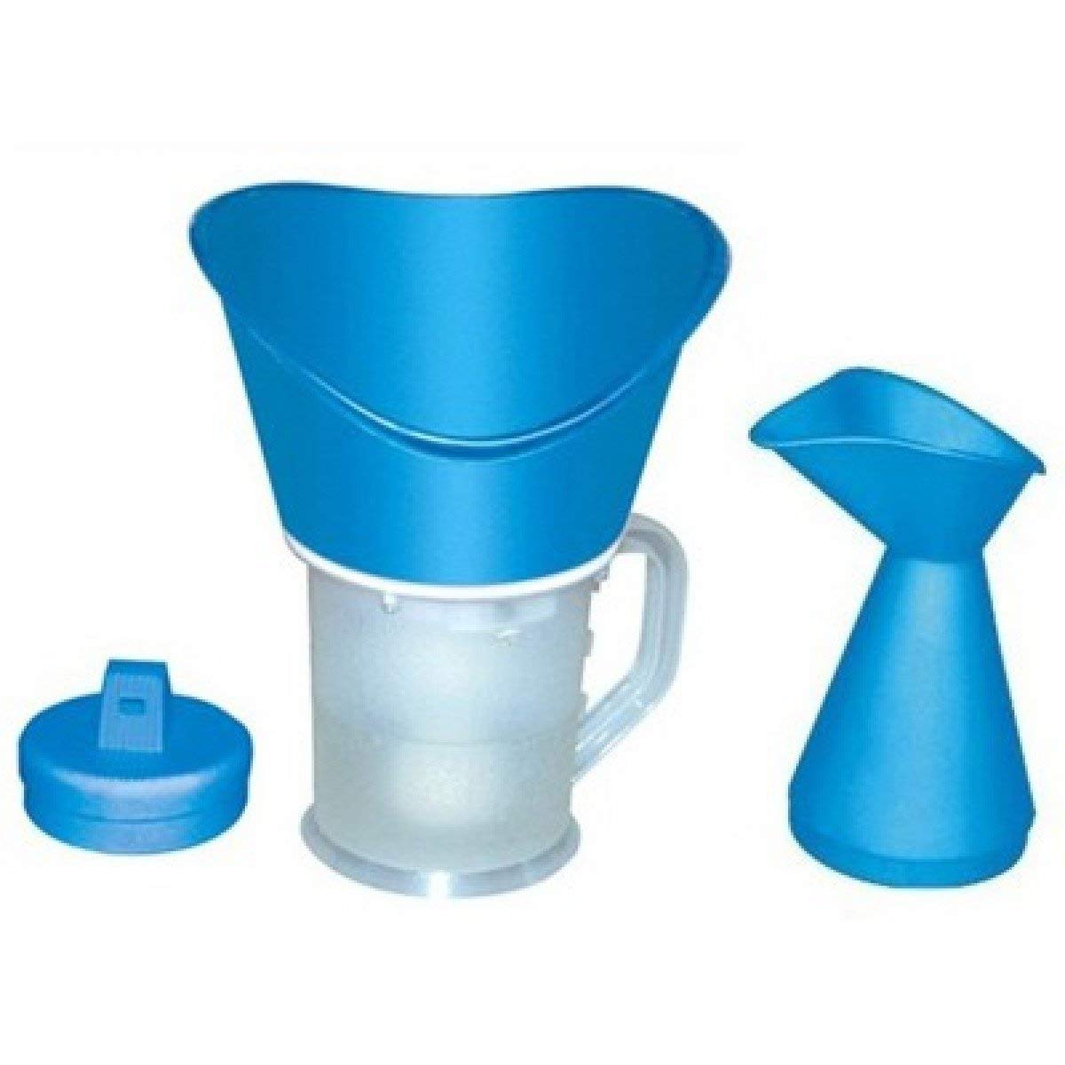 GJSHOP Facial Sauna Steamer & Nose Vaporizer for Sinus Relief - Portable Steam Inhaler for Cough, Cold & Congestion (Blue) | Perfect for Home Spa, Allergy Season & Respiratory Care