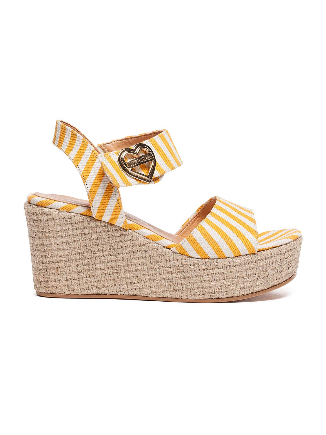 Love Moschino Women's Wedge Sandals - Stylish & Comfortable Heels for Summer Outings, Parties & Date Nights
