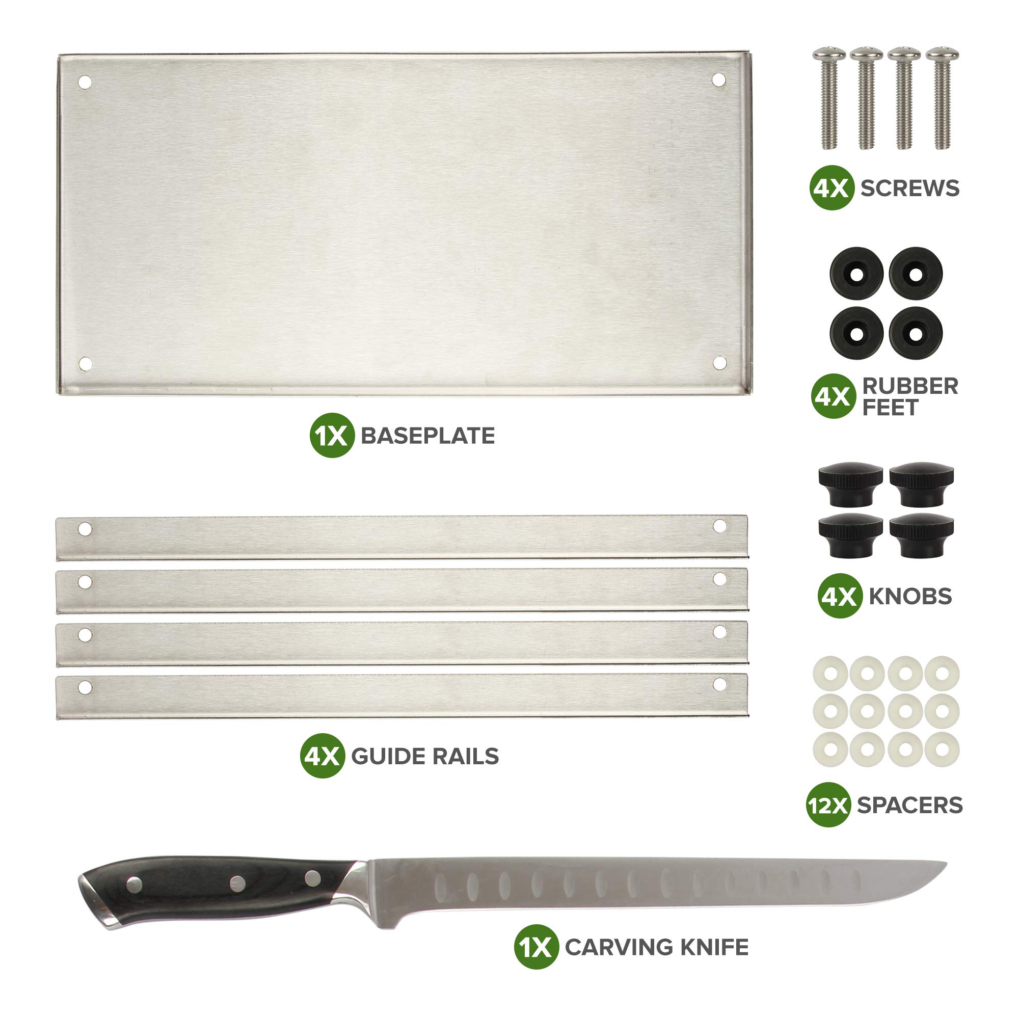 Premium Jerky Maker Kit - Professional Slicing Board & Carving Knife with 8oz Seasoning Pack & Recipe Guide | Perfect for Homemade Beef Jerky, Camping Snacks & Outdoor Adventures