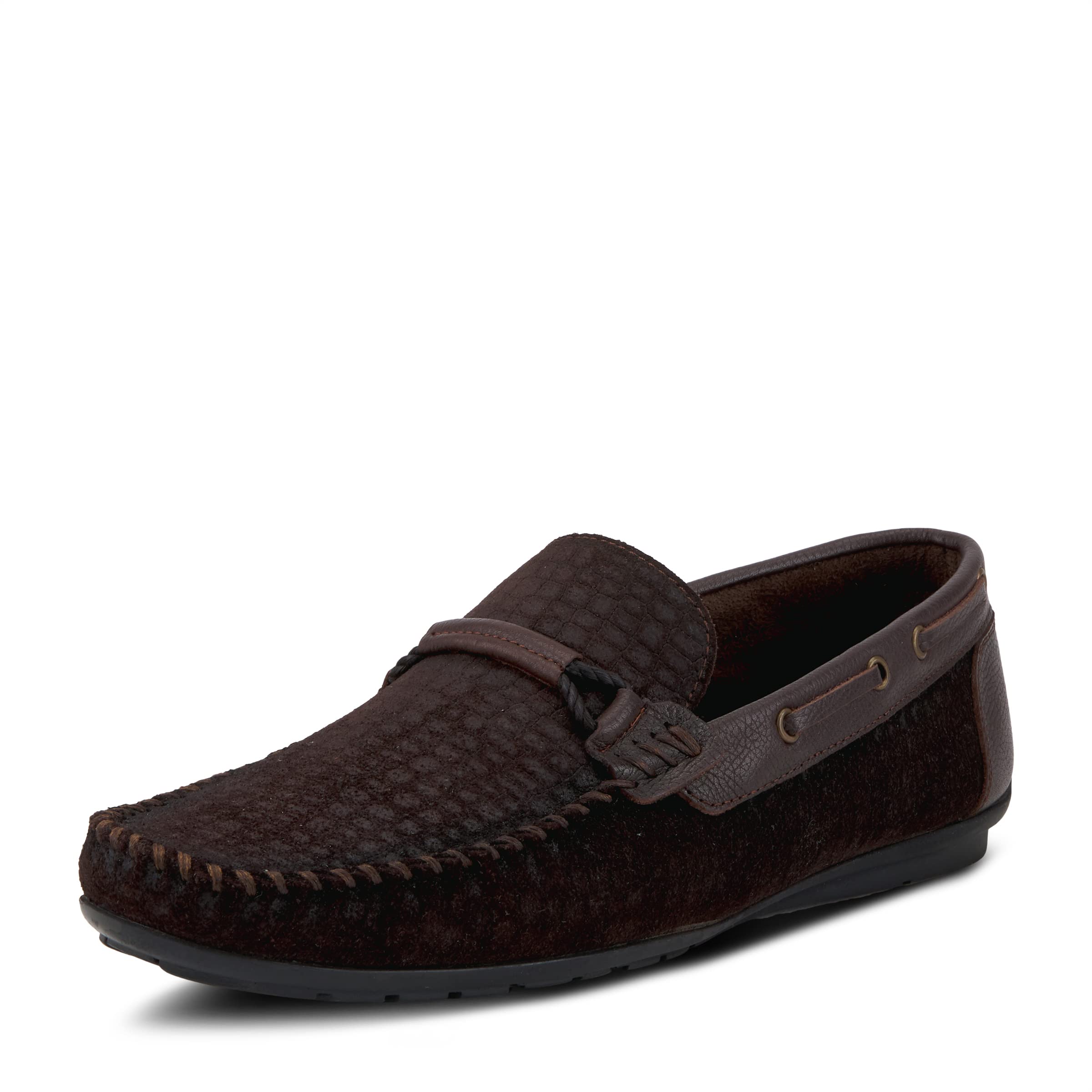 **Spring Step Men's Luciano Slip-On Shoe – Comfortable Casual Loafers for Walking, Work & Travel – Lightweight & Breathable**