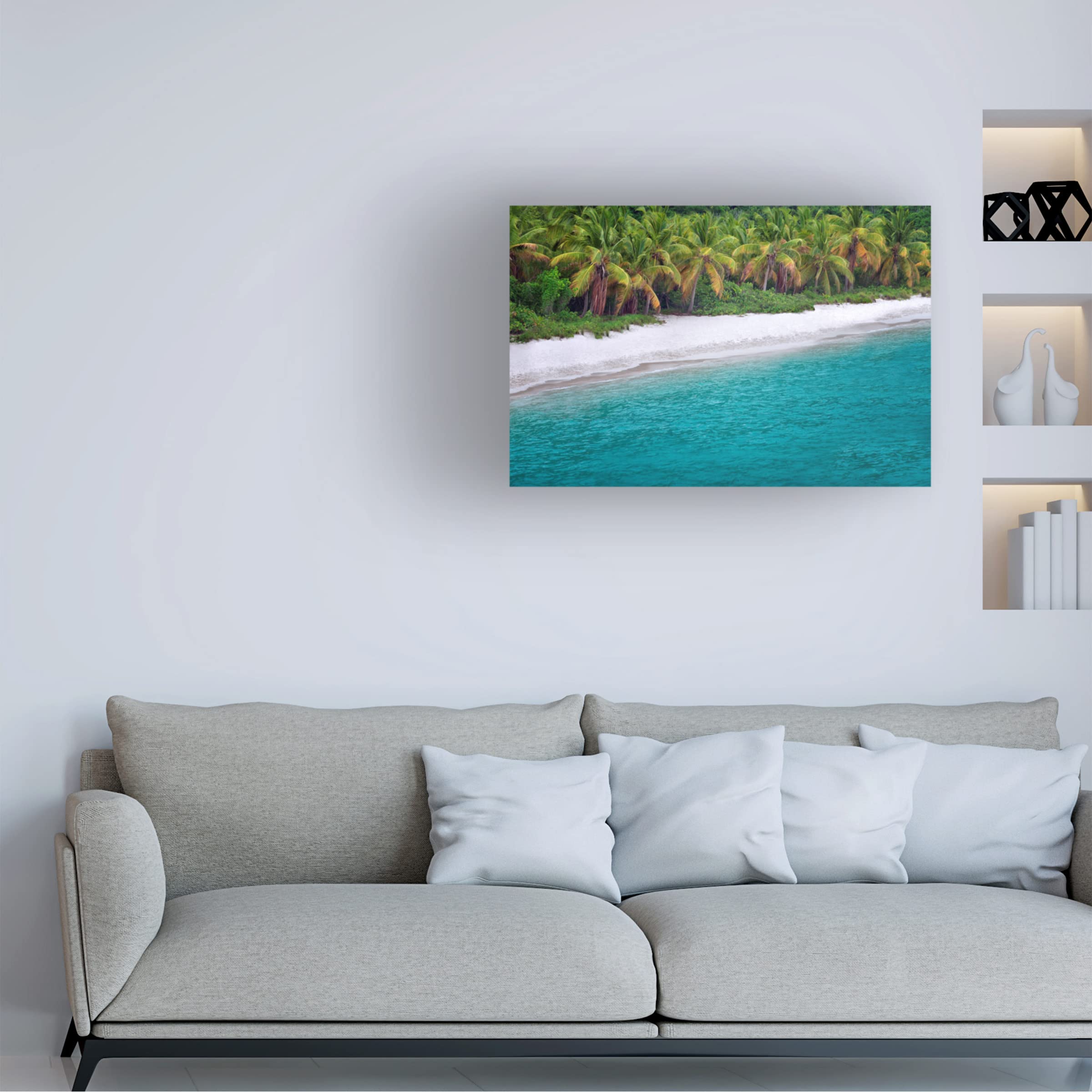 Dennis Frates 'Beach 10' Canvas Wall Art Print - Coastal Decor for Living Room, Bedroom & Office - Trademark Fine Art Collection
