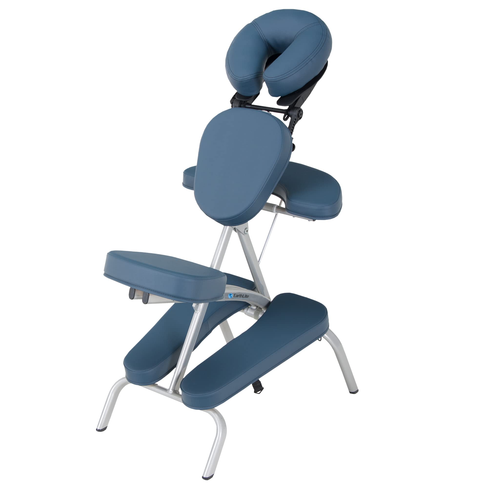 EARTHLITE Vortex Portable Massage Chair Kit - Lightweight (7kg), Compact & Durable with Carrying Case, Cushion & Sternum Strap | Perfect for Home, Spa & Professional Massage Therapists