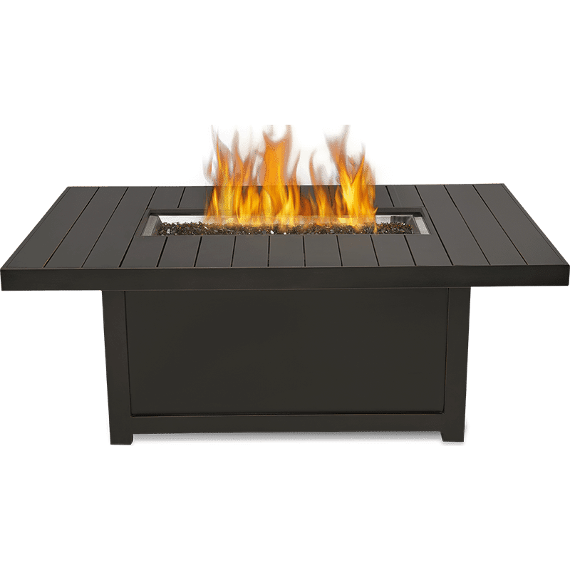 Napoleon St. Tropez Rectangle Patio Flame Table - Outdoor Fire Pit Table for Backyard, Deck, Garden & Poolside Gatherings