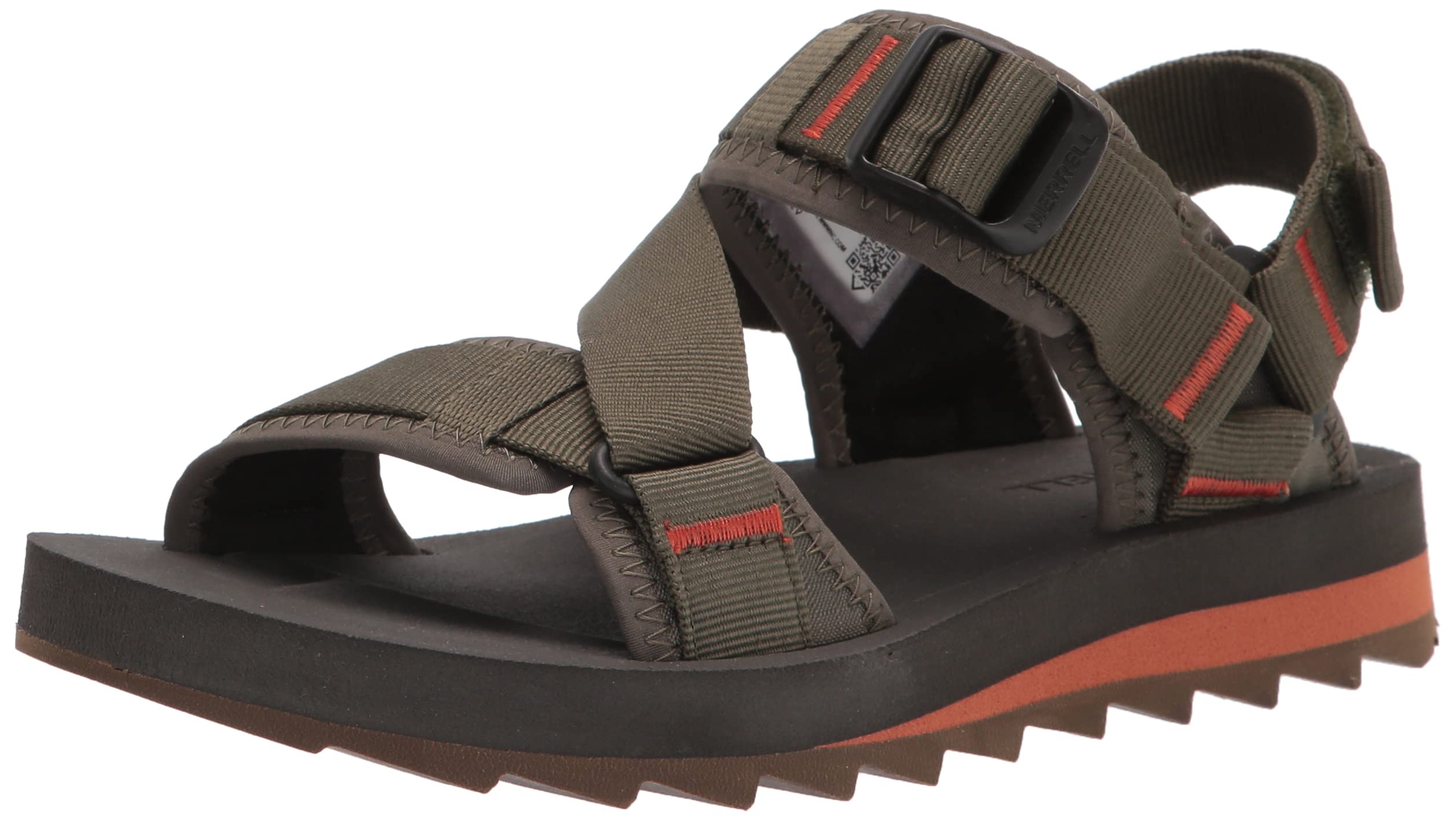Merrell Men's Alpine Strap Sandal - Lightweight Hiking Sandals with Adjustable Straps for Outdoor Adventures, Camping & Water Activities