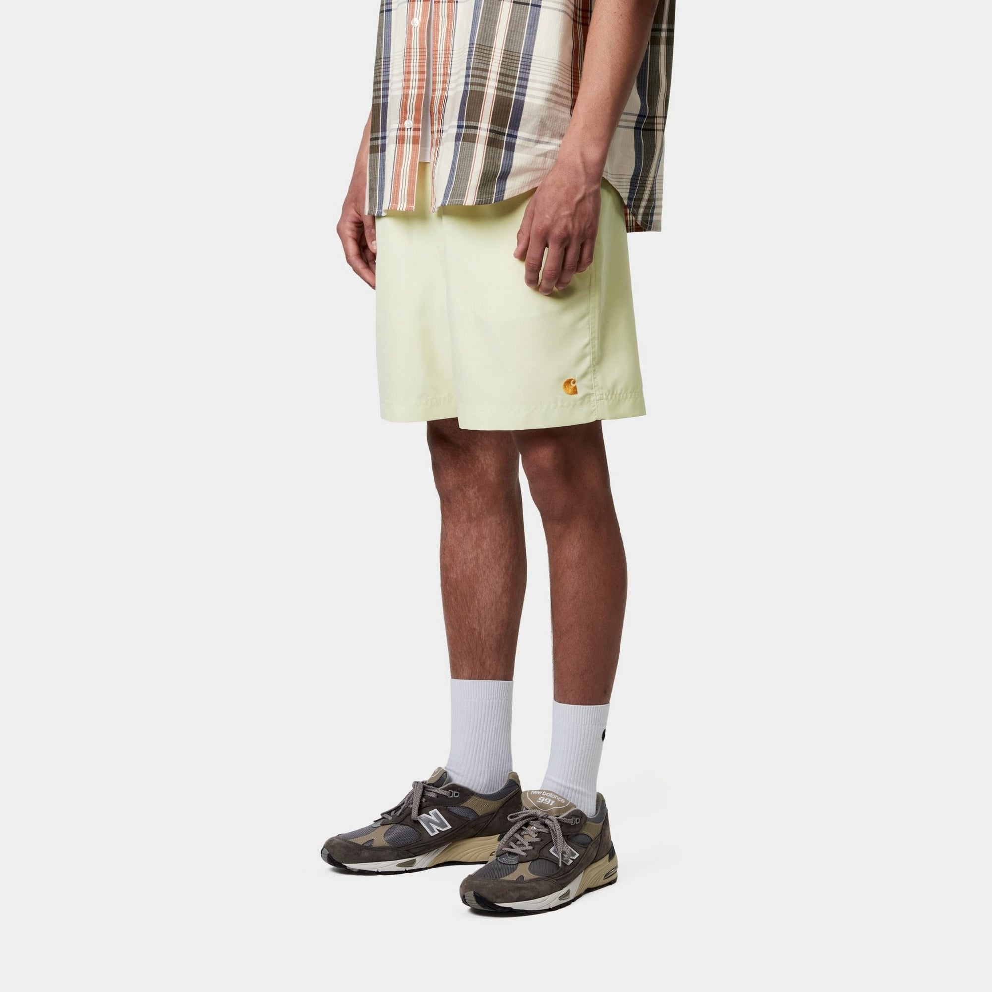 Chase Swim Trunks for Men | Quick-Dry Air Green Swim Shorts - Perfect for Beach, Pool & Summer Vacations