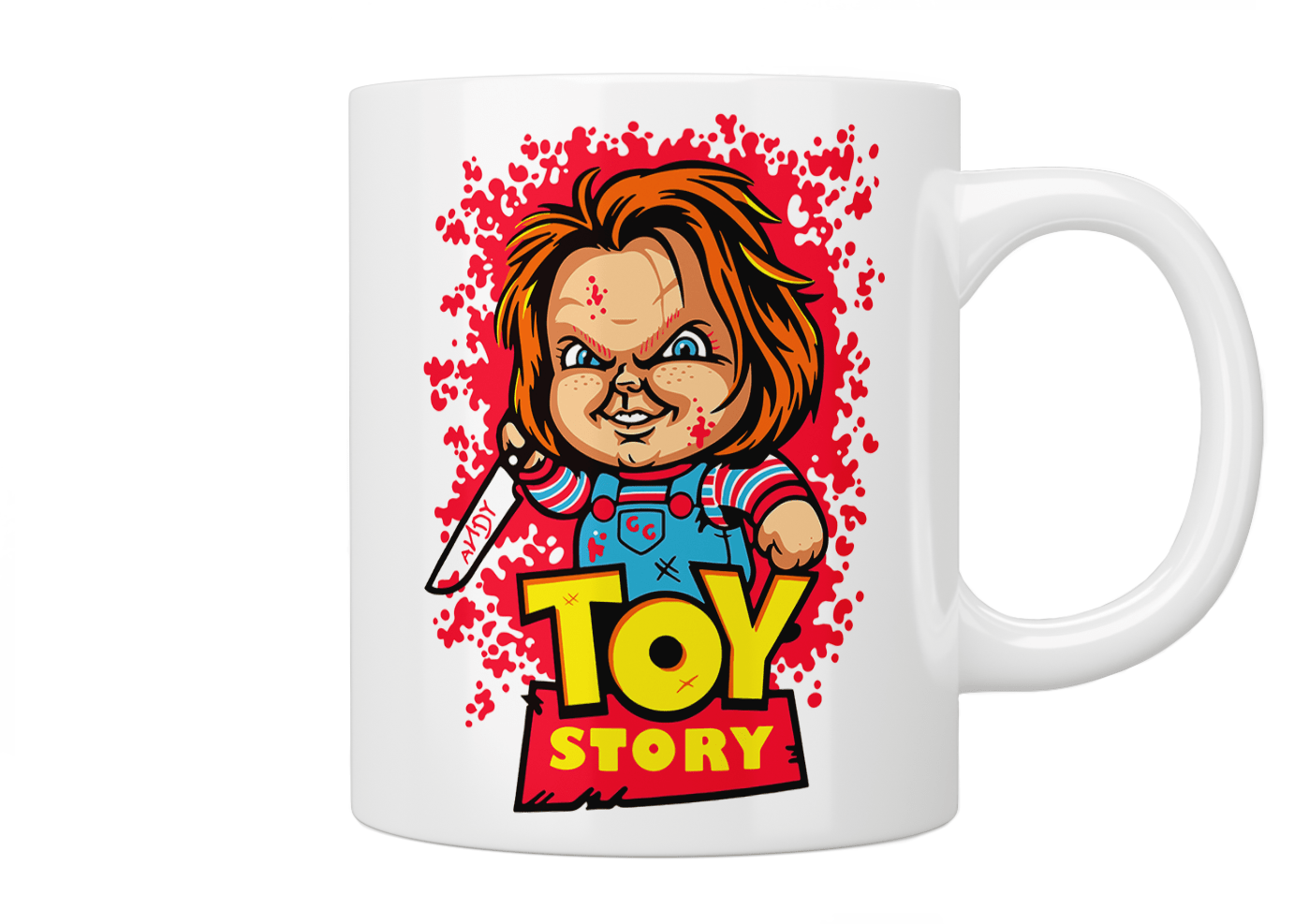 Chucky Horror Movie Inspired Coffee Mug - Perfect for Halloween Gifts & Horror Movie Fans