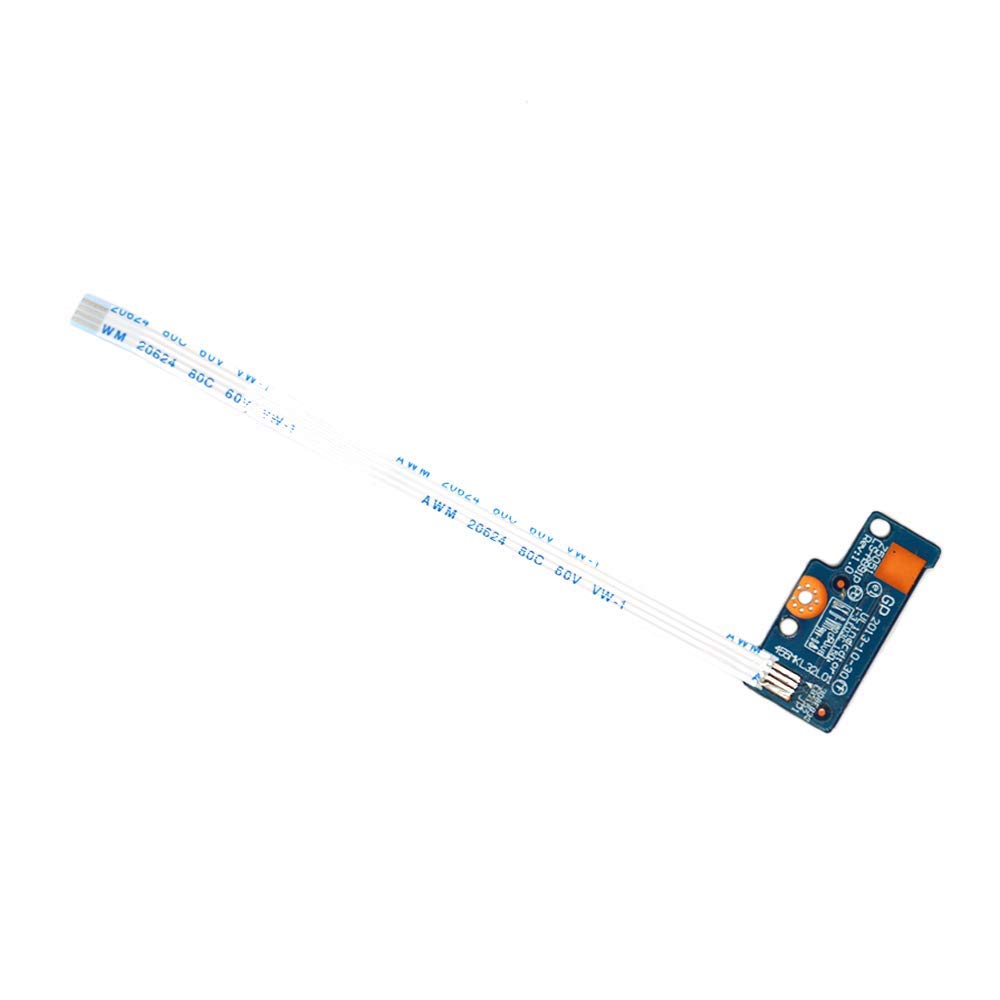 Hopero Power Switch On/Off Button Board with Cable Replacement for HP Pavilion 15 Series Laptops (15-g029ca, 15-g029wm, 15-g031ds, 15-g032ds, 15-g133ds, 15-g134ds, 15-g041cy) - Easy DIY Repair Solution for Home & Office Use