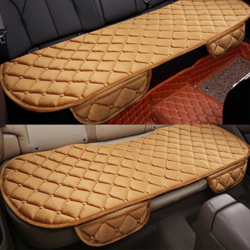 HCMAX Soft Car Seat Cover Cushion Pad Mat Protector - Universal Fit for Sedan, Hatchback & SUV (2+1 Front & Rear Seat Covers) | Comfortable & Durable Auto Accessories for Daily Commute, Road Trips & Family Travel