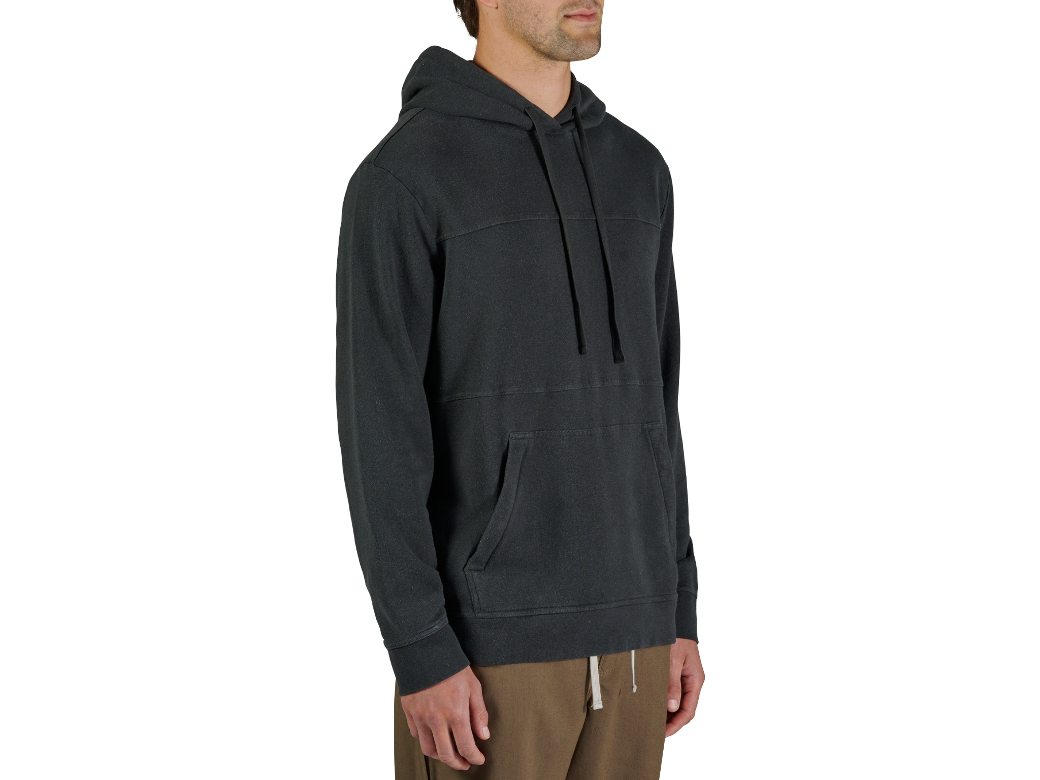 Sunset Hemp Hoodie for Men | Eco-Friendly Organic Cotton Pullover | Casual Streetwear & Outdoor Activities