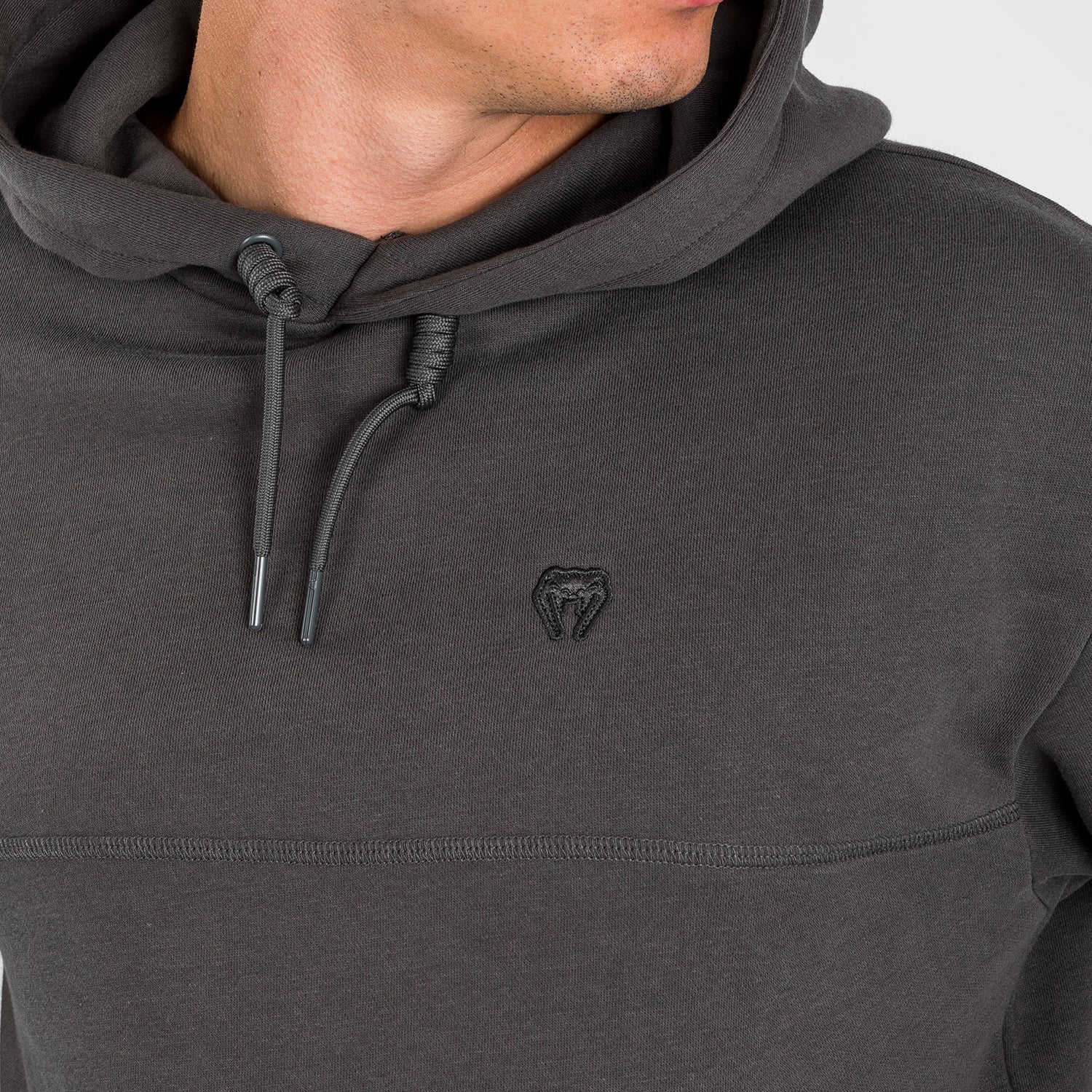 Venum Silent Power Hoodie - Lightweight Training Hoodie for Men & Women, Grey - Perfect for Gym, Running & Outdoor Workouts