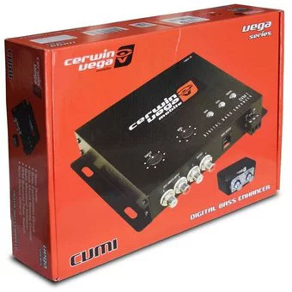Cerwin Vega CVM1 Vega Series Digital Car Audio Bass Enhancer & Equalizer - Refurbished - Enhance Your Car Audio Experience for Road Trips & Daily Commutes