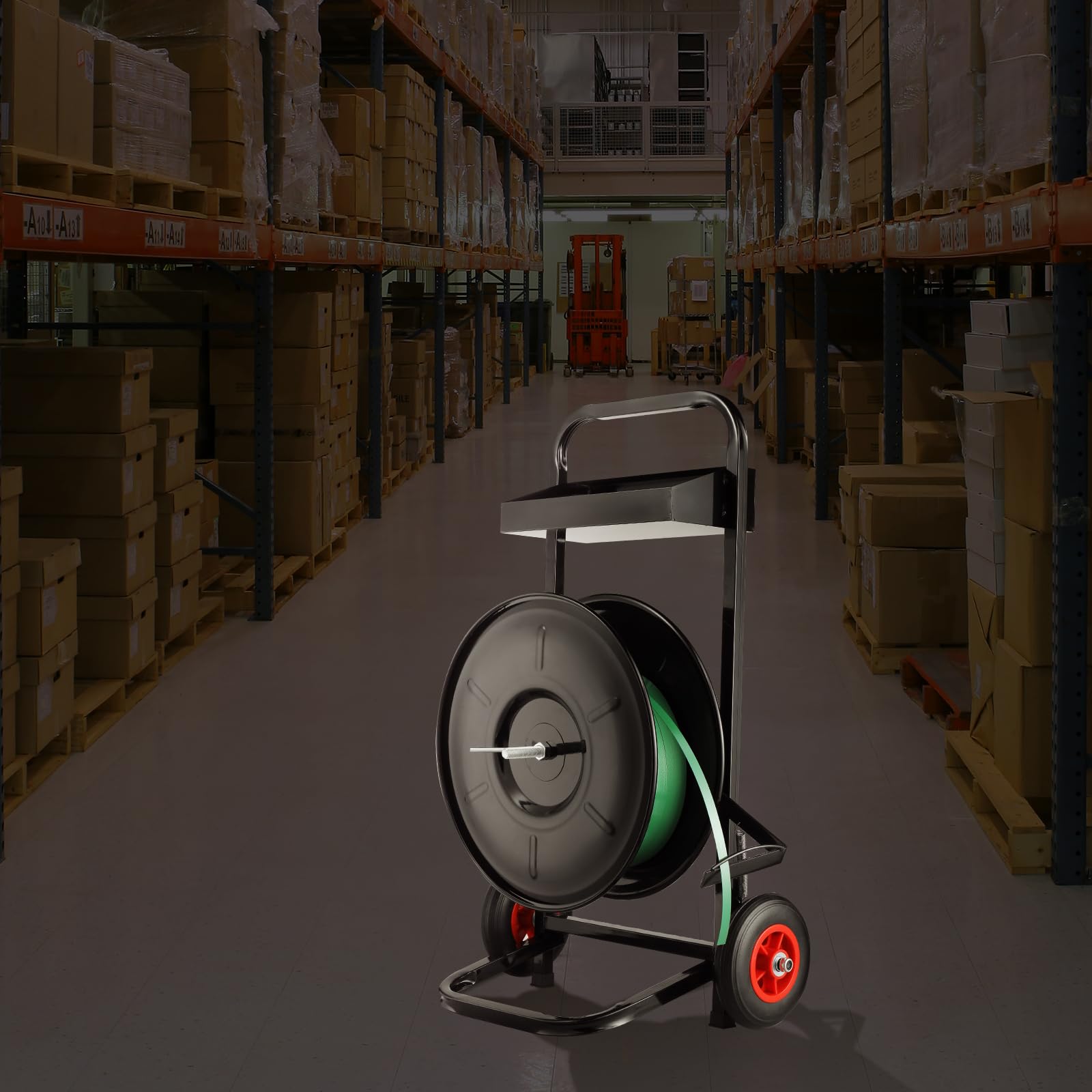 VEVOR Heavy Duty Strapping Cart for PET/PP/Fiber Strapping Coils - 8
