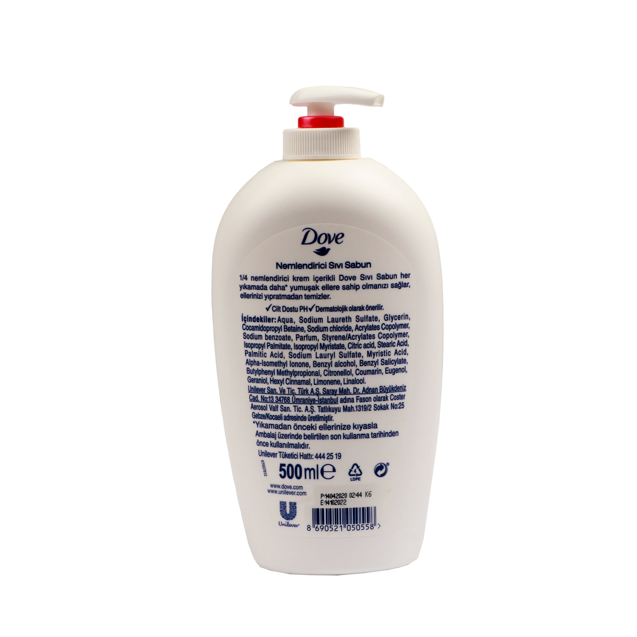 Dove Nourishing Hand Wash Deeply Moisturizing 500ml - Gentle Cleansing for Dry Skin, Perfect for Home, Office & Bathroom Use