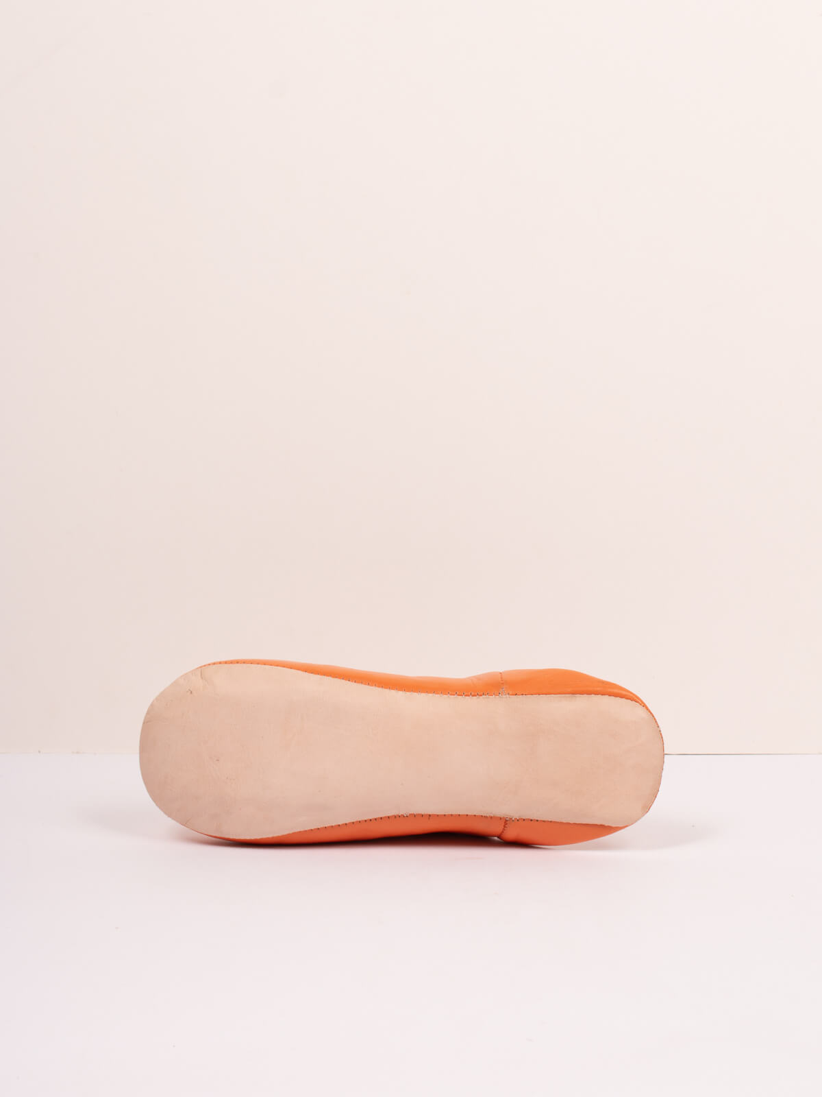Authentic Moroccan Babouche Slippers - Soft Leather Clementine Orange House Shoes | Perfect for Home, Lounge & Cultural Fashion