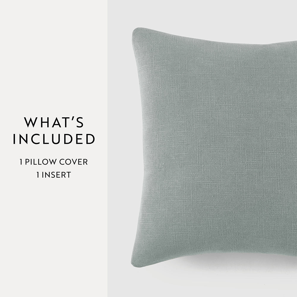Stone Washed Decorative Throw Pillow - Soft & Stylish Home Decor for Couch, Bed, or Sofa - Perfect for Living Room, Bedroom & Office