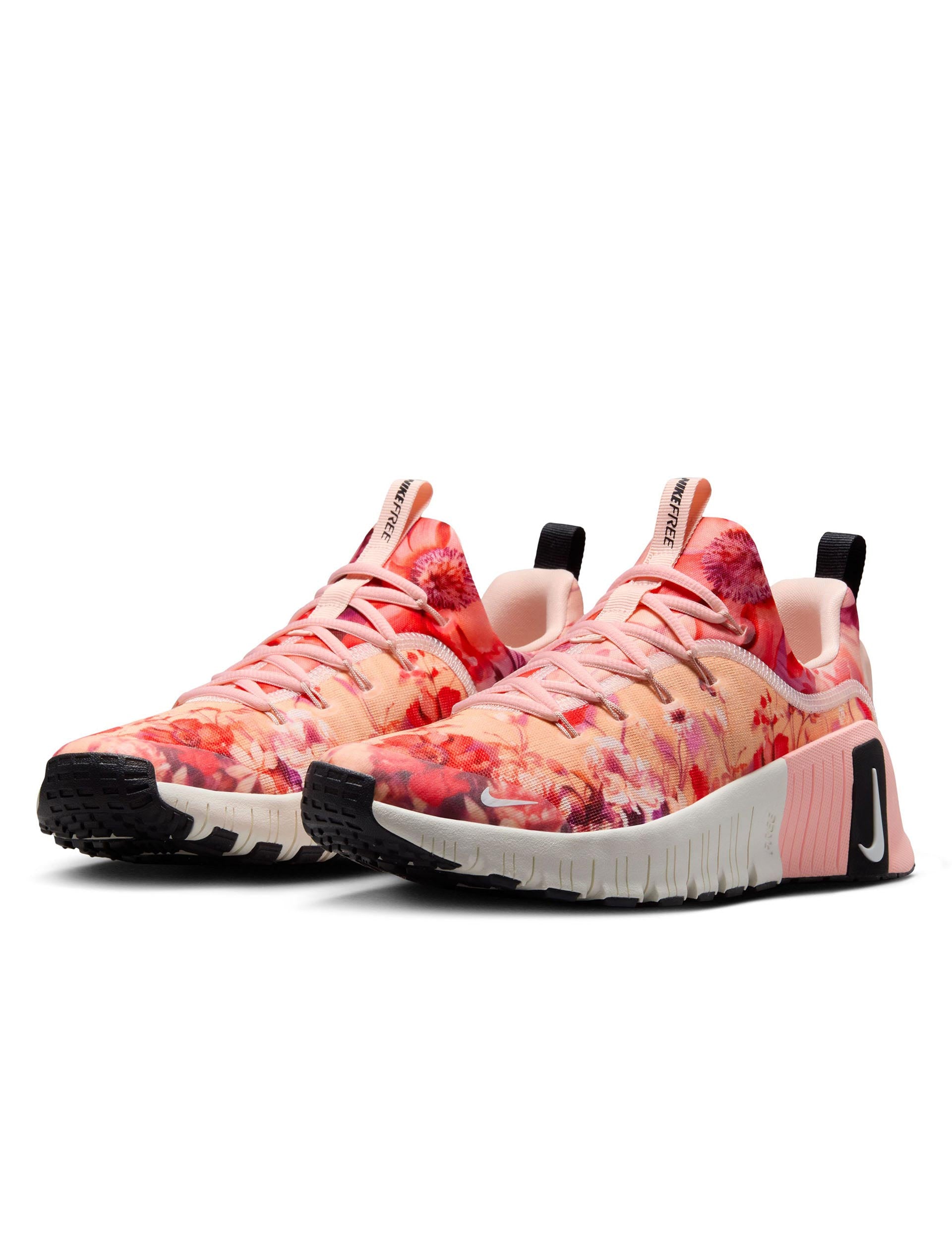 Nike Free Metcon 6 AMP Cross Training Shoes - Washed Coral/Black/Sail | Gym Workout & Weightlifting Shoes for Men & Women | Perfect for CrossFit, HIIT & Functional Training