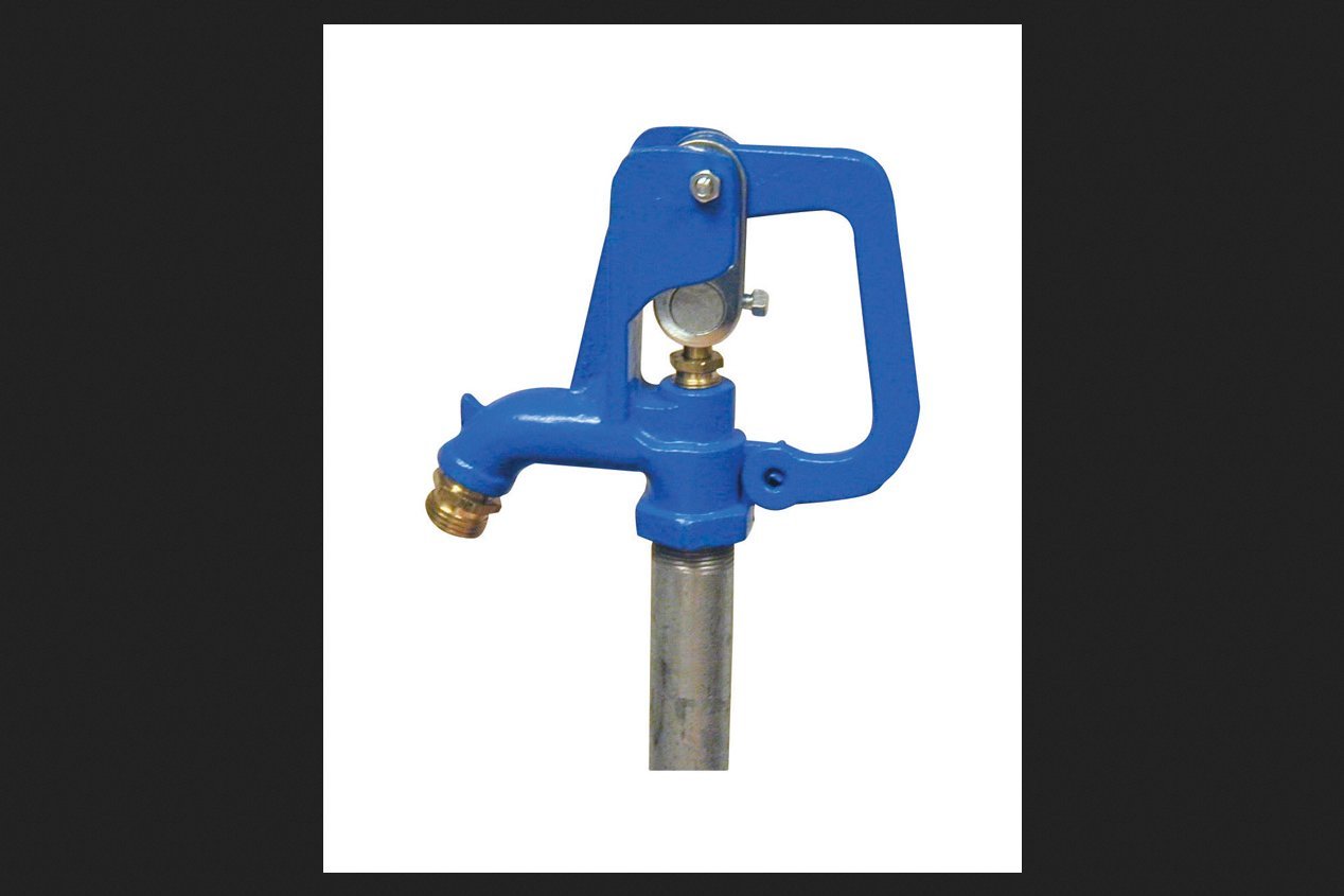 Campbell 57 Inch Heavy Duty Cast Iron Yard Hydrant - Durable Outdoor Water Spigot for Garden, Farm & Livestock Use