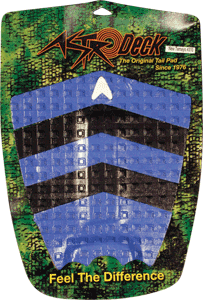 Astrodeck 310 Tamayo Perry Traction Pad - Black/Blue Surfboard Traction for Enhanced Grip & Performance | Perfect for Surfing, Paddleboarding & Water Sports