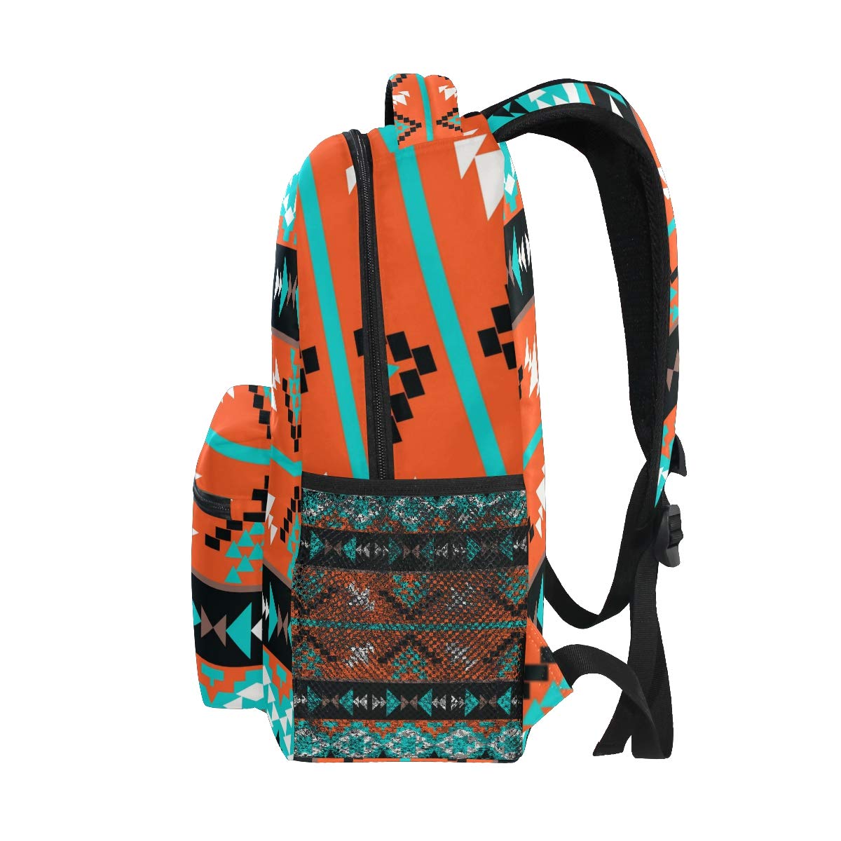 **Aztec Geometric Backpack for Adults - Stylish School, College & Travel Bag - Durable Hiking & Daypack for Women & Men - Perfect for Work, Commuting & Outdoor Adventures**