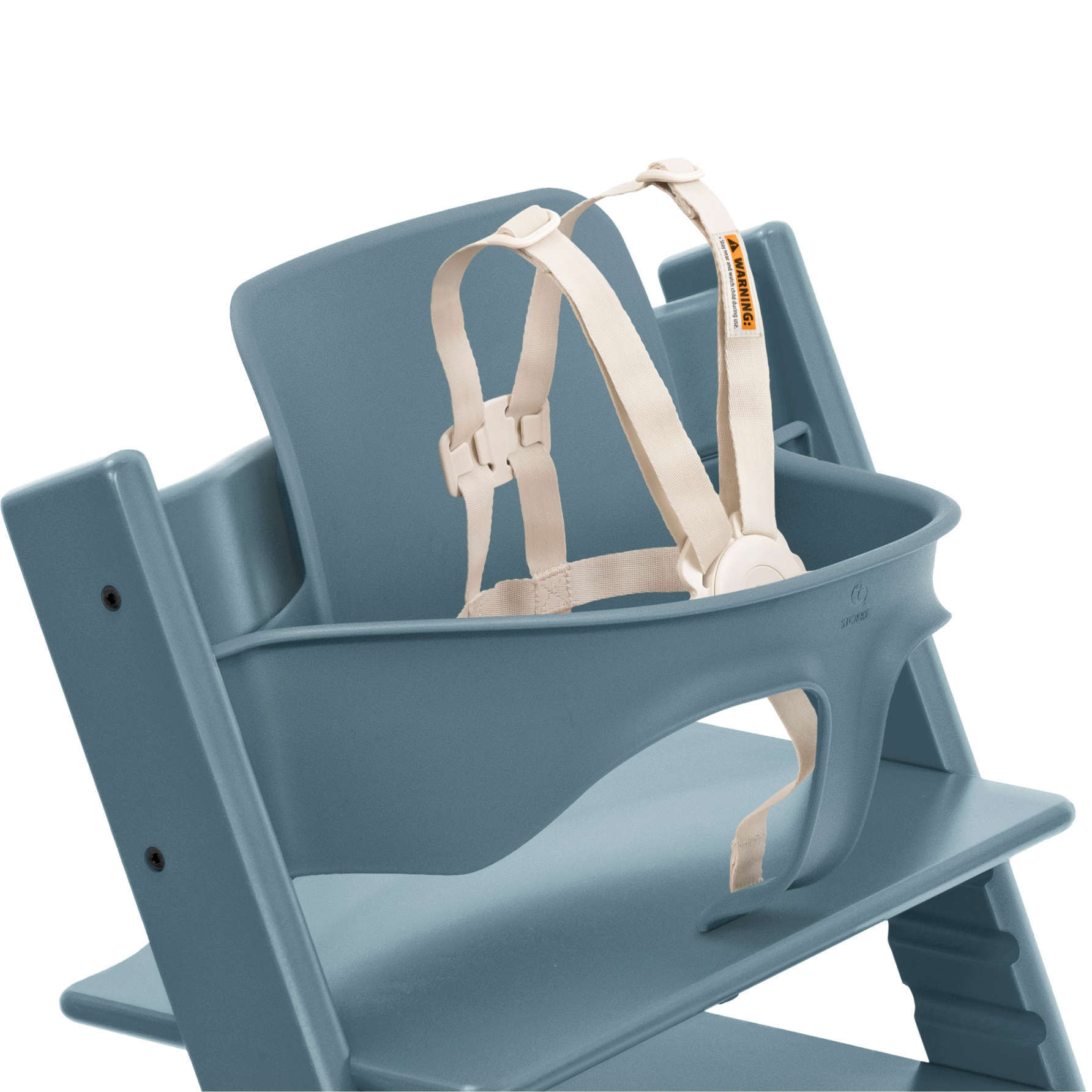 Stokke Tripp Trapp High Chair with Baby Set - Adjustable Wooden Chair for Toddlers & Infants - Ergonomic Design for Safe Feeding & Playtime - Perfect for Dining Rooms, Kitchens, and Daycare Centers
