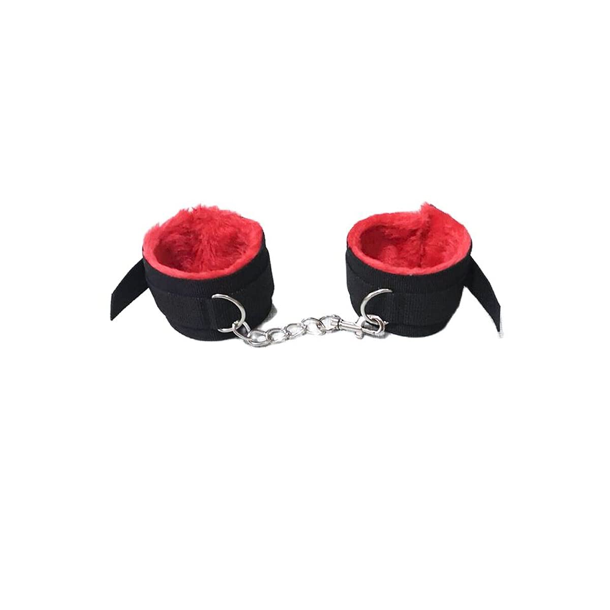 Punk Fluffy Wrist Handcuffs Bracelet - Soft Plush Adjustable Leash Chain for Women - Role Play, Yoga, Gym & Cosplay Accessory - Perfect for Parties, Home Workouts and BDSM Fashion